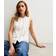 New Look Women's Sleeveless Shirt - White