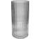 Ivyline Daphne Ribbed Clear Vase 38cm