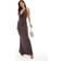 New Look Women's Cowl Halterneck Maxi Dress - Brown