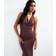 New Look Women's Cowl Halterneck Maxi Dress - Brown