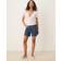 Gina Tricot High Waist Denim Shorts - Blå