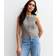 New Look co-ord gingham button down waistcoat in black
