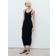 Mango Strickkleid Mit Kontrastdetails Damen - Schwarz