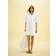 River Island Collared Denim Shirt Dress - White