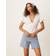 Gina Tricot Tricot-Tie Top-Topper Med Knyting - Hvit