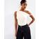 New Look Fallen Shoulder Bodysuit - White