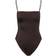 Gina Tricot Twisted Swimsuit - Brun