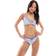 Hollister High Leg Cheekiest Bikini Bottom - Blue Floral