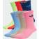 adidas Trefoil Cushion Crew Strumpor 6 Pack - Ash Blue/Night Indigo/Lucid Red