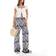 New Look Floral Wide Leg Trousers - Blue