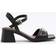 River Island Snaffle Block Heel Sandals - Black