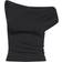Gina Tricot Asymmetric Top - Svart