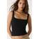 Stradivarius Sort Tanktop Med Firkantet Hals