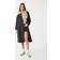 Stradivarius Long Trench Coat - Black
