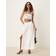 Gina Tricot Poplin Balloon Split Maxi Skirt - White