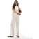 New Look co-ord linen wide leg trousers in stone-Neutral
