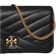 Tory Burch Kira Chevron Chain Wallet - Black