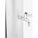 Arebos Solare 40L Elemento Premium E Pavimento Effetto Legno Incl. Cuffia E Doccia A Pedale Argento