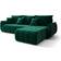 Fun-Möbel Stoff Green Sofa 280cm 3 Seater