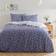 Dunelm Bexley Duvet Cover Blue (200x200cm)