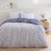 Dunelm Bexley Duvet Cover Blue (200x200cm)