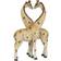 Something Different My Other Half Giraffe Couple Neutral Christmas Tree Ornament 16cm