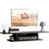 Homcom Wall Mounted Media Black TV Bench 105x18cm