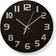 Nedis CLWA006GL30 Black Väggklocka 30cm