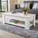Home Source Orlando Lift Up Storage White Coffee Table 50x100cm