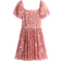 H&M Vestido Efecto Arrugado Con Cuerpo Nido De Abeja - Blanco