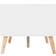 SECONIQUE Nordic 2 Drawer White/Distressed Effect Coffee Table 55x110cm