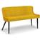 Julian Bowen Luxe High Back Mustard Bench