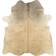 vidaXL Real Cowhide Beige 150x170cm