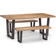 Julian Bowen Brooklyn Natural Settee Bench 120x45cm