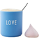 Design Letters Favorite Love Sky Blue Krus 25cl