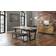 Julian Bowen Soho Antique Black Settee Bench 120.9x47cm