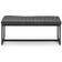 Julian Bowen Soho Antique Black Settee Bench 120.9x47cm