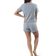 Sara Rib Pyjama Set - Grey