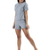 Sara Rib Pyjama Set - Grey