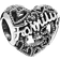Pandora Family Heart Charm - Silver
