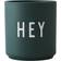 Design Letters Favorite Hey Dark Green Krus 25cl
