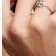 Pandora Rose in Bloom Ring - Silver/Transparent
