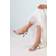 Coast Valina Faux Leather Slingback Strappy Kitten Heel Sandals - White