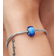 Pandora Mini Murano Charm - Silver/Blue