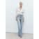 Mango Danila Wide-Leg High-Rise Jeans - Medium Blue