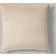 Dunelm Recycled Velour Square Cushion Cover Natural (55x55cm)