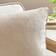 Dunelm Recycled Velour Square Cushion Cover Natural (55x55cm)