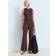 Mango Straight-Fit Suit Trousers - Brown
