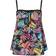 Yours Tropical Leaf Print Tankini Top - Black