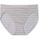 Victoria's Secret Seamless High-Leg Brief Panty - Heather Grey Stripes